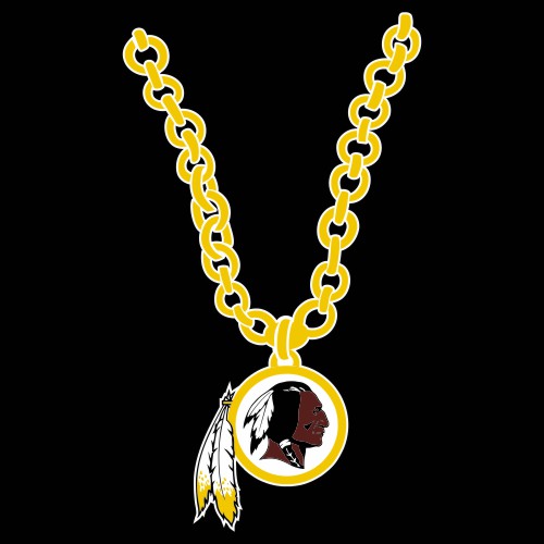 Washington Redskins Necklace logo vinyl decal